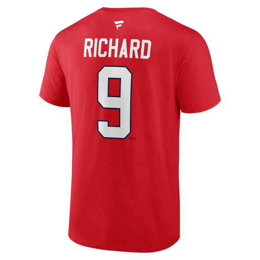 Maurice Richard Montreal Canadiens NHL Fanatics Branded Men's Red Alumni Authentic T-Shirt