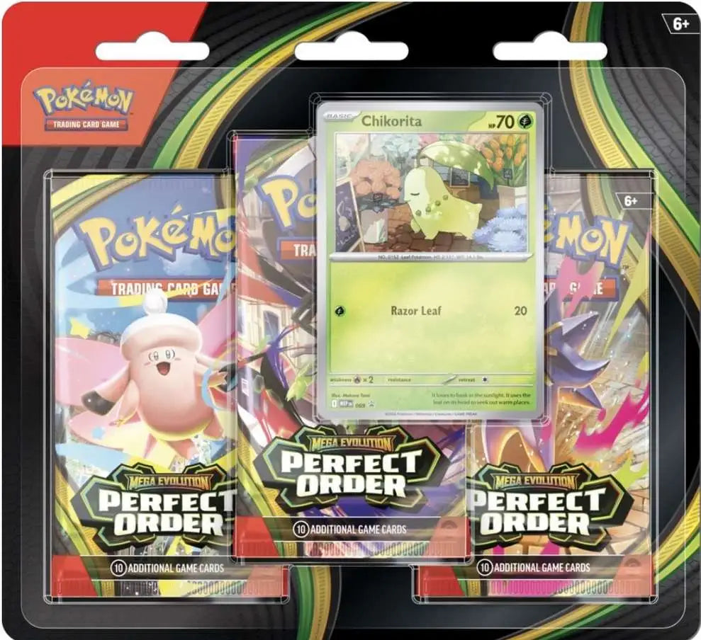 Pokémon TCG Mega Evolution ME03 Perfect Order 3-Pack Blister