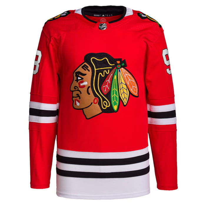 Connor Bedard Chicago Blackhawks NHL Adidas Men's Red Primegreen Authentic Pro Stitched Jersey