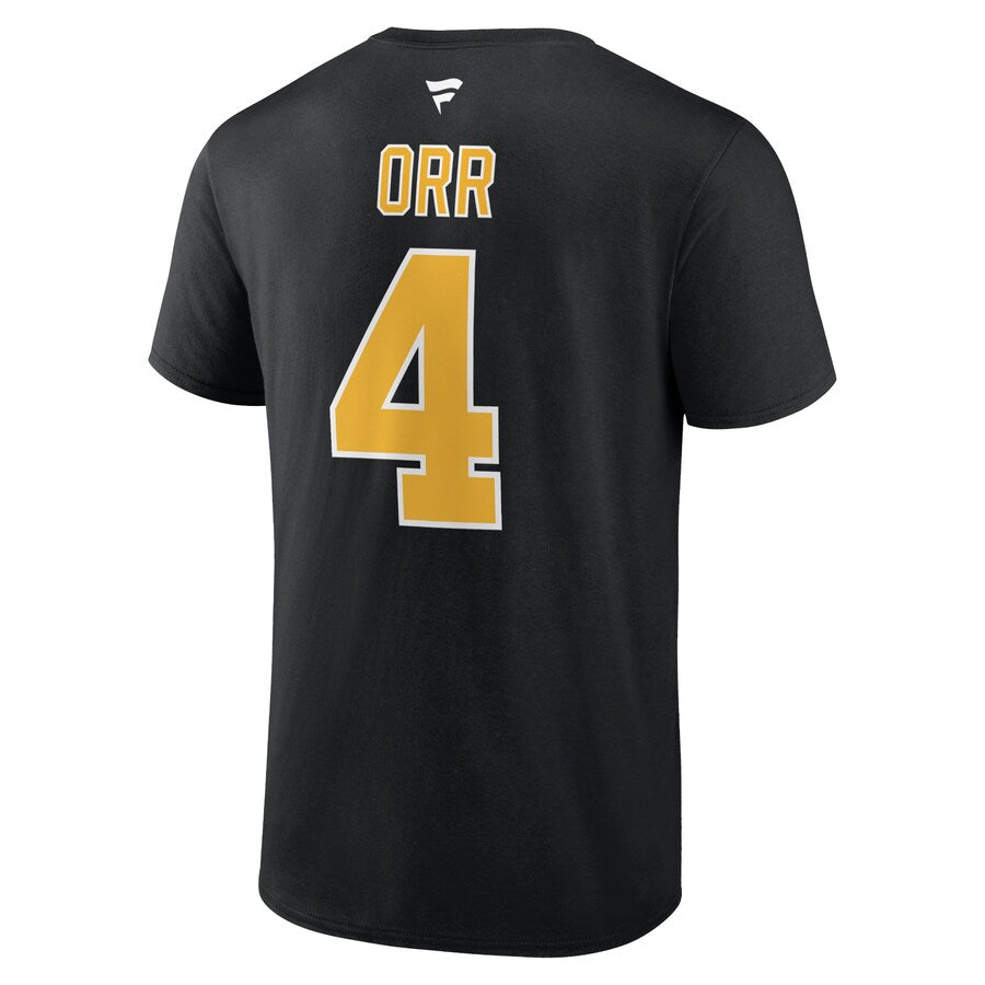 Bobby Orr Boston Bruins NHL Fanatics Branded Men's Black Alumni Authentic T-Shirt