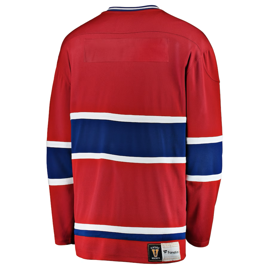 Maillot Breakaway vintage rouge Premier pour hommes Fanatics Branded de la LNH des Canadiens de Montréal