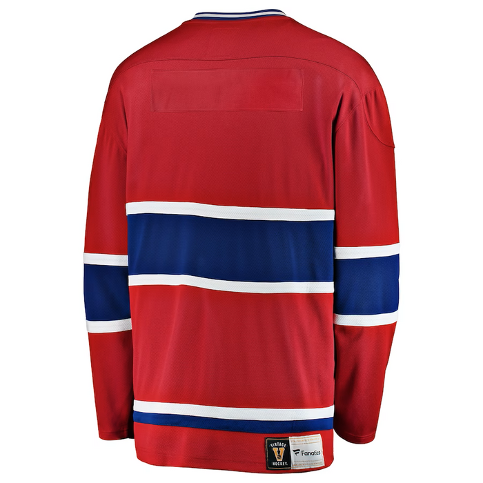 Montreal Canadiens NHL Fanatics Branded Men's Red Premier Vintage Breakaway Jersey