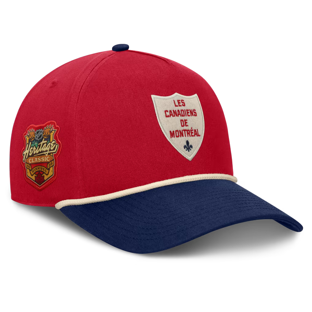 Thread Connectors R 1 2 Montreal Canadiens NHL Fanatics Branded Men's Red 2026 Heritage Classi