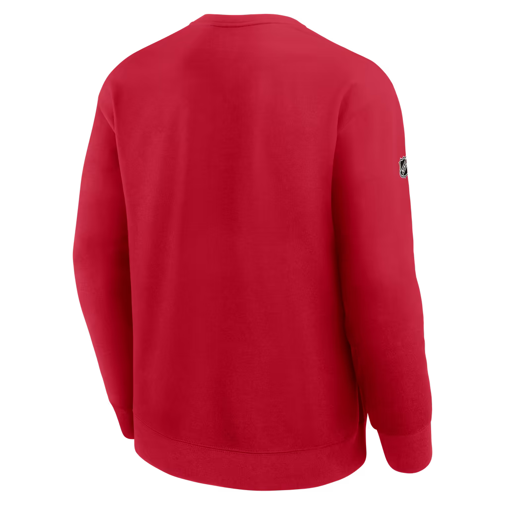 Montreal Canadiens NHL Fanatics Branded Men's Red 2026 Heritage Classic Authentic Pro Tri-Blend Fleece Sweatshirt