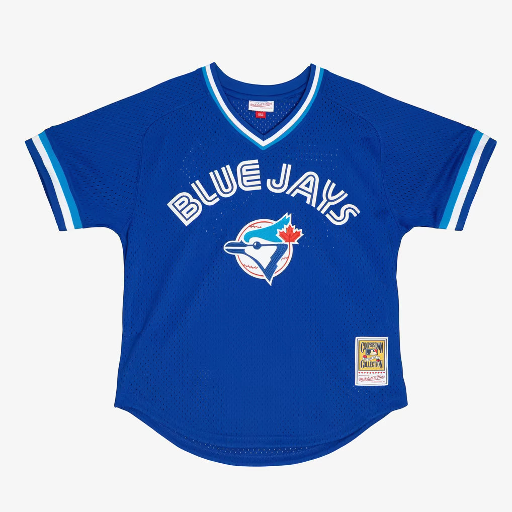 Joe Carter Toronto Blue Jays MLB Mitchell & Ness Men's Royal Blue 1993 Authentic BP Jersey