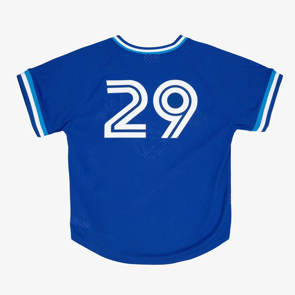 Joe Carter Toronto Blue Jays MLB Mitchell & Ness Men's Royal Blue 1993 Authentic BP Jersey