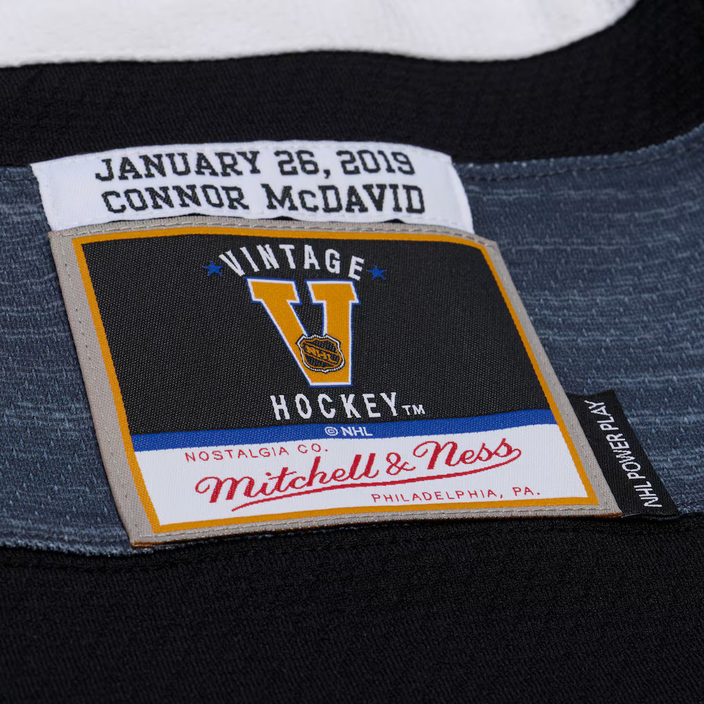 Connor McDavid Edmonton Oilers NHL Mitchell & Ness Men's Black 2019 All-Star Power Play Authentic Jersey
