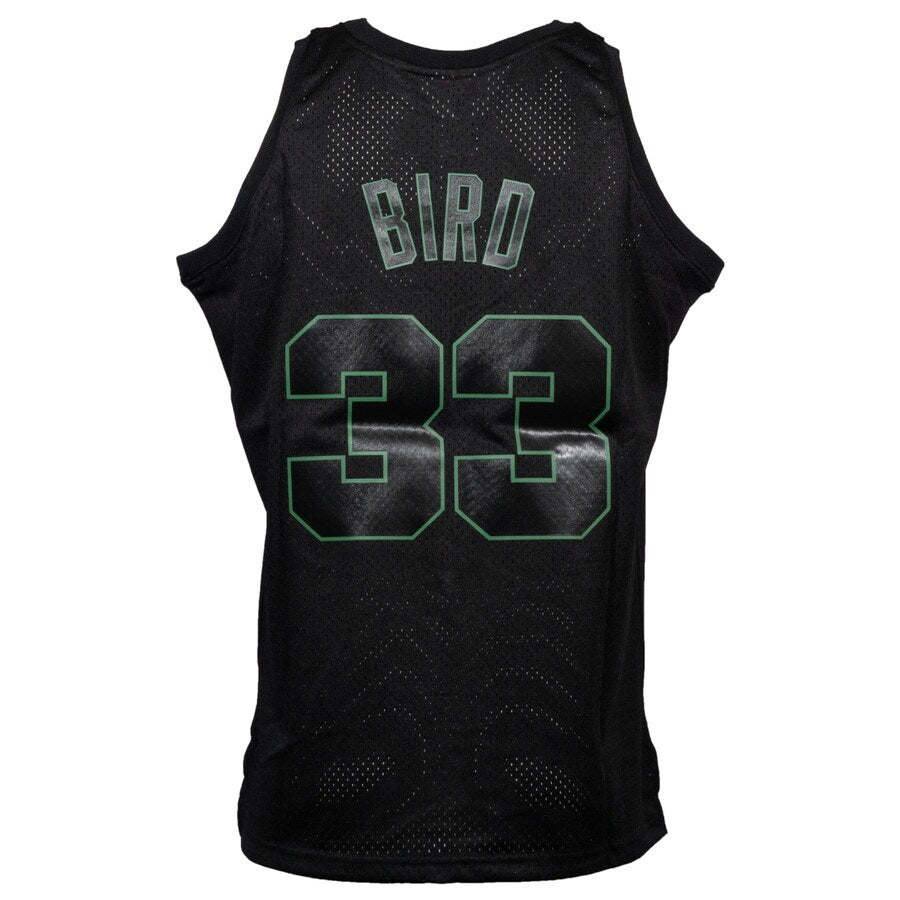 Larry Bird Boston Celtics NBA Mitchell & Ness Maillot Swingman Dynamic Hardwood Classics noir pour hommes 