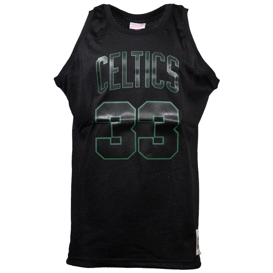 Larry Bird Boston Celtics NBA Mitchell & Ness Maillot Swingman Dynamic Hardwood Classics noir pour hommes 