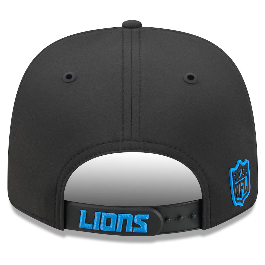 Detroit Lions NFL New Era Men's Black 9Seventy 2026 Sideline Stretch Snapback