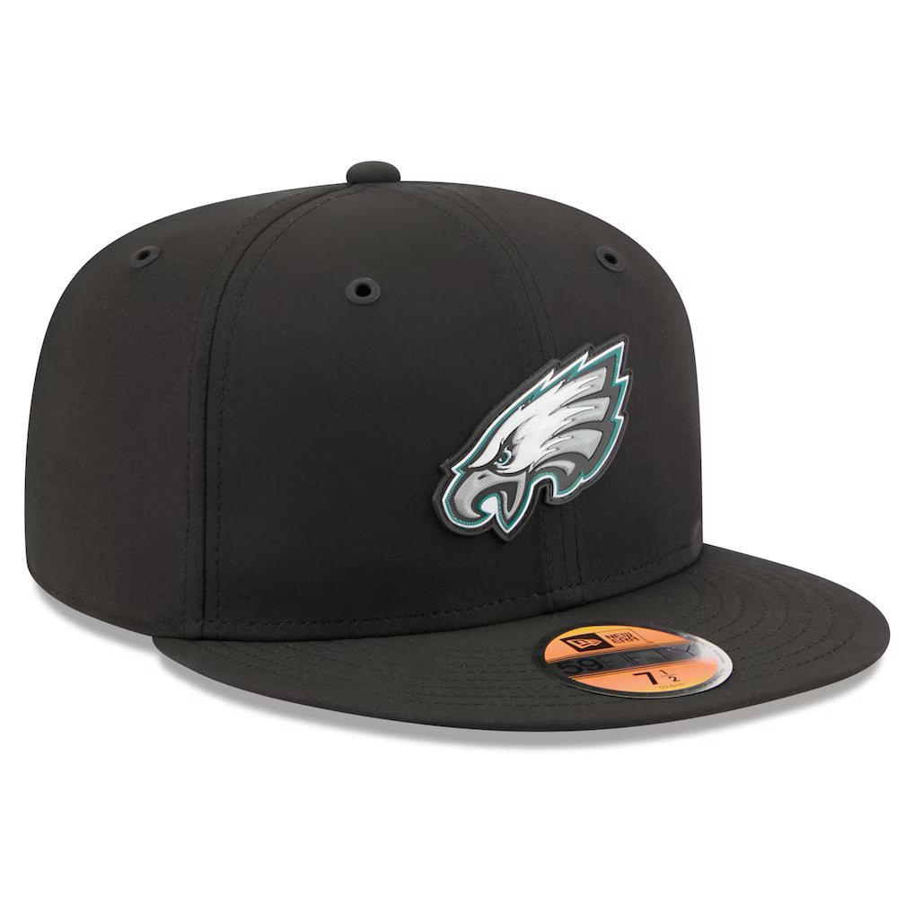 Philadelphia Eagles NFL New Era Men's Black 59Fifty 2026 Sideline Fitted Hat