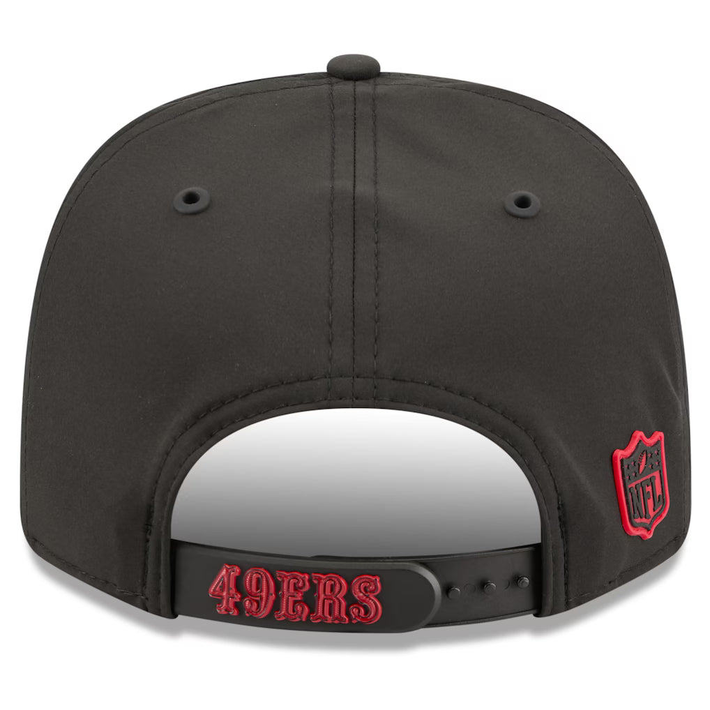 San Francisco 49ers NFL New Era Men's Black 9Seventy 2026 Sideline Stretch Snapback