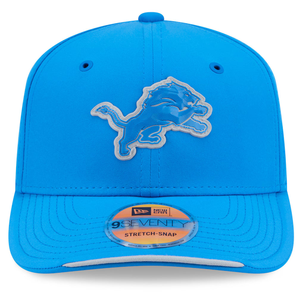 Detroit Lions NFL New Era Men's Honolulu Blue 9Seventy 2026 Sideline Stretch Snapback