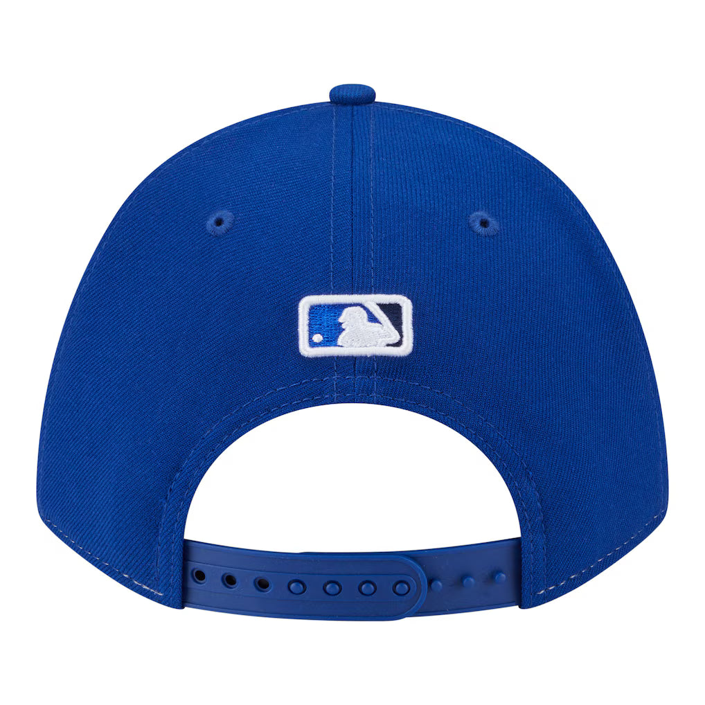 Toronto Blue Jays MLB New Era Men's Royal/White 9Forty 50th Anniversary Side Patch Player Replica Snapback