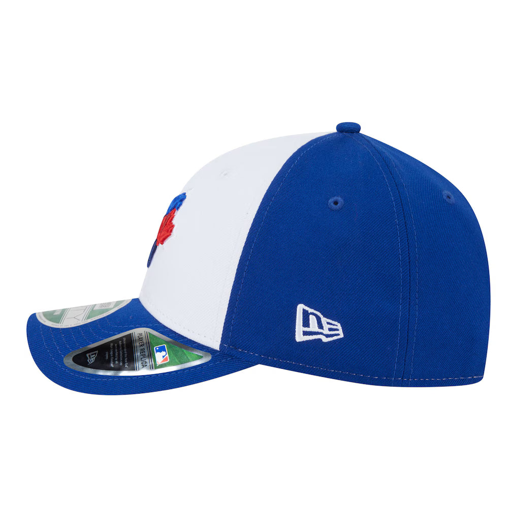 Toronto Blue Jays MLB New Era Men's Royal/White 9Forty 50th Anniversary Side Patch Player Replica Snapback