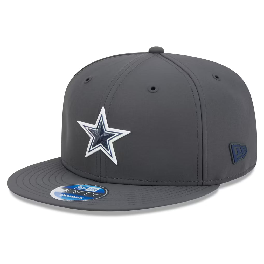 Dallas Cowboys NFL New Era Men's Charcoal 9Fifty 2026 Sideline Cold Weather Snapback