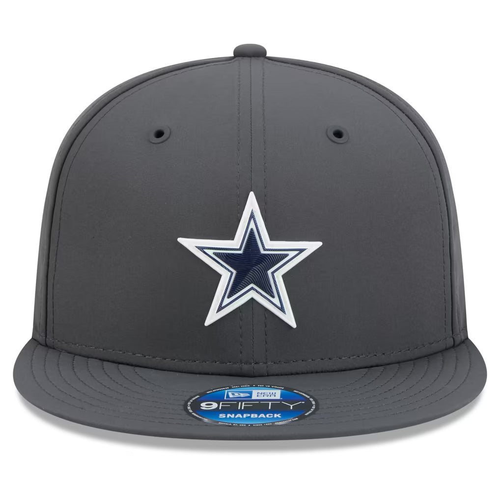 Dallas Cowboys NFL New Era Men's Charcoal 9Fifty 2026 Sideline Cold Weather Snapback