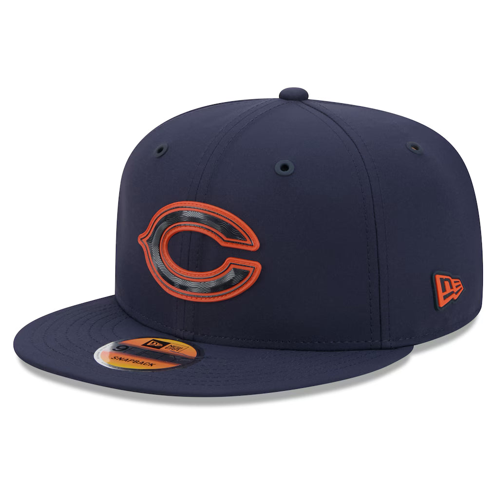 Chicago Bears NFL New Era Men's Navy 9Fifty 2026 Sideline Snapback