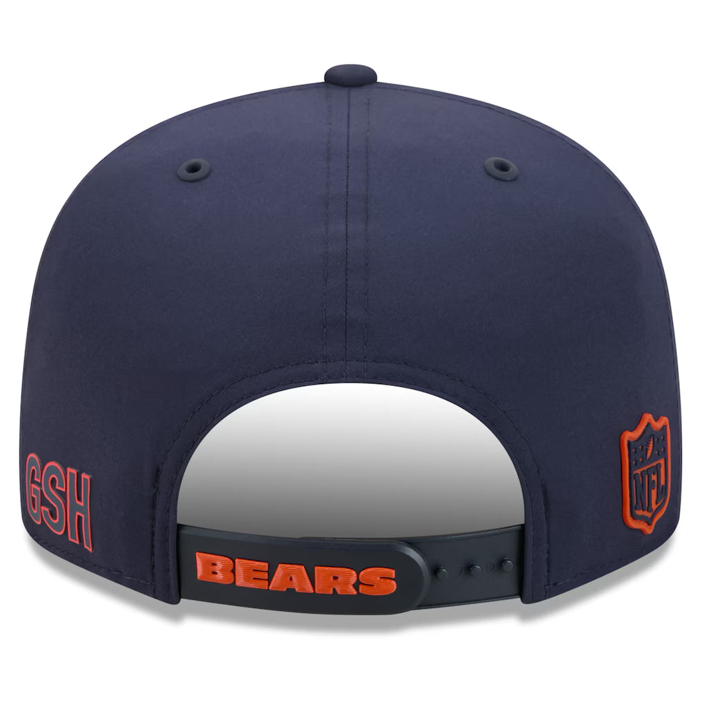 Chicago Bears NFL New Era Men's Navy 9Fifty 2026 Sideline Snapback