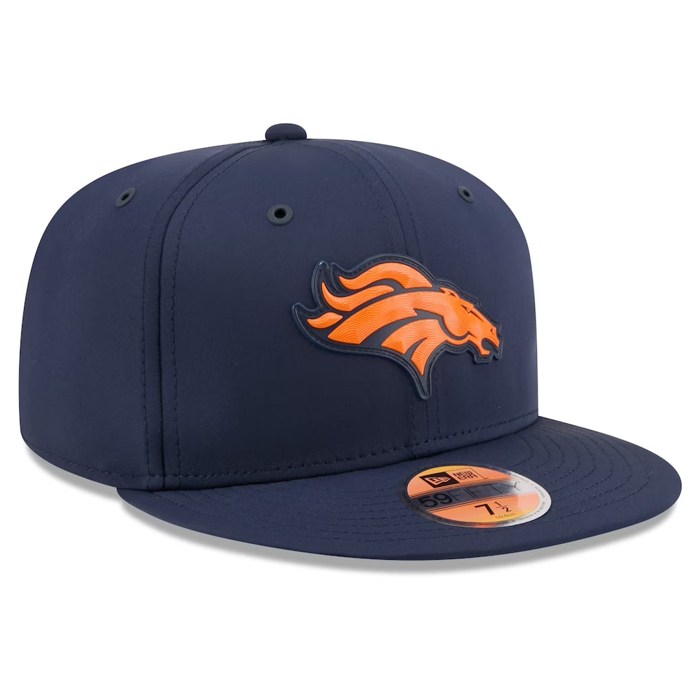 Denver Broncos NFL New Era Men's Navy 59Fifty 2026 Sideline Fitted Hat