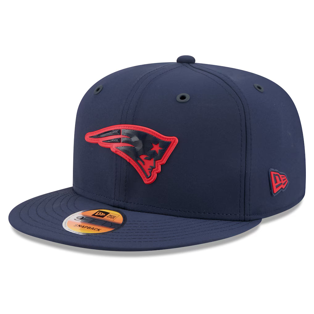 New England Patriots NFL New Era Men's Navy 9Fifty 2026 Sideline Snapback