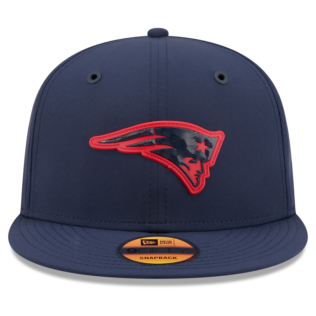 New England Patriots NFL New Era Men's Navy 9Fifty 2026 Sideline Snapback