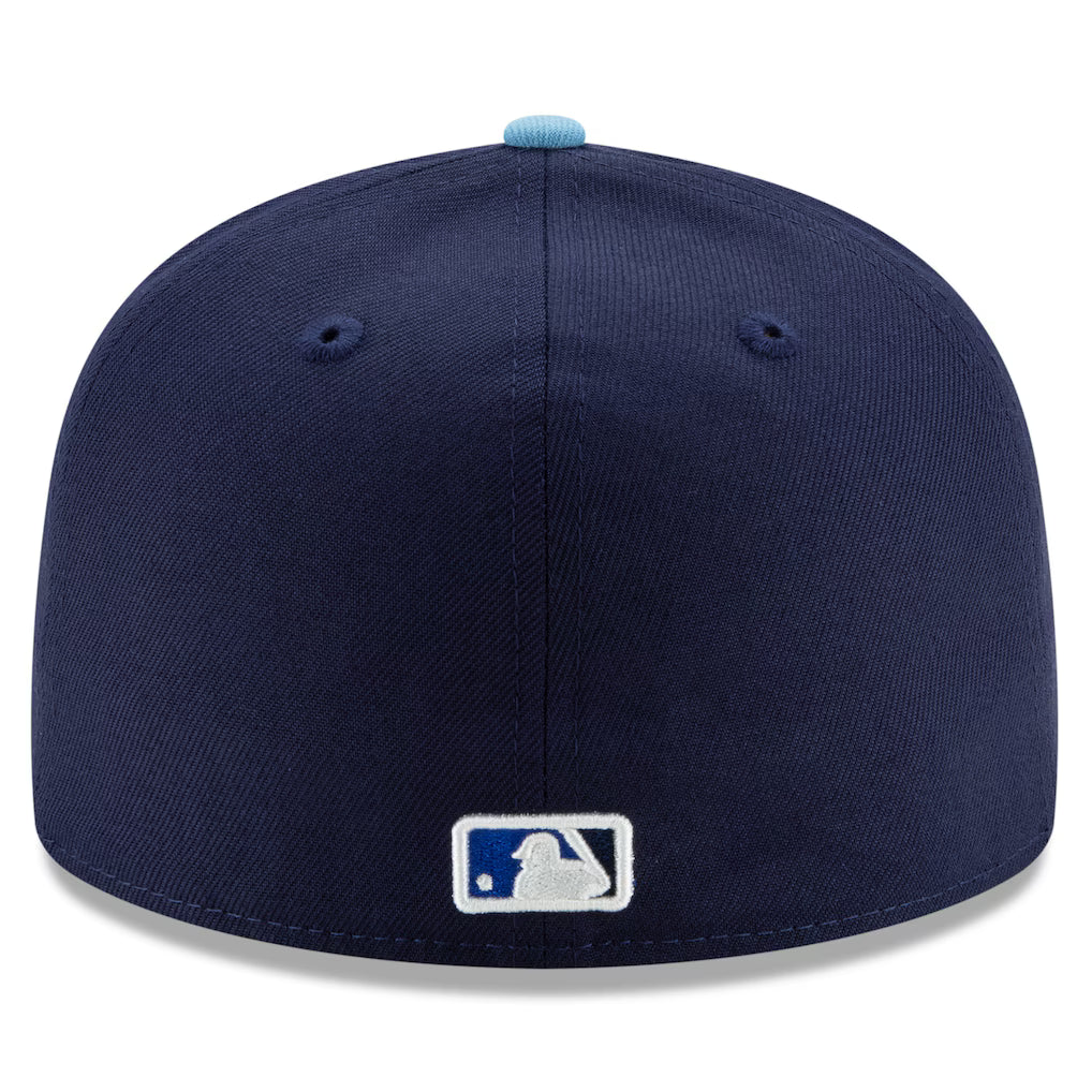 Toronto Blue Jays MLB New Era Men's Navy/Light Blue 59Fifty 50th Anniversary Authentic Collection Fitted Hat