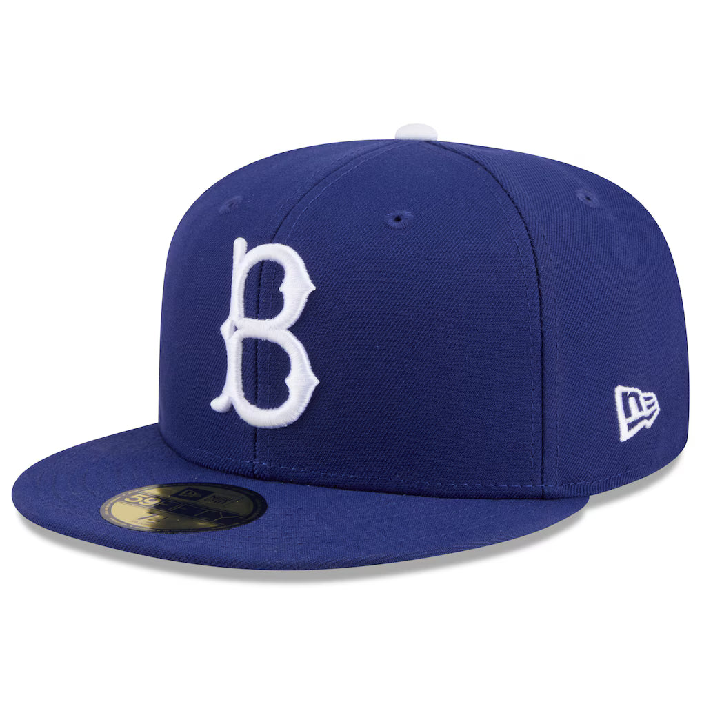 Brooklyn Dodgers MLB New Era Men's Navy 59Fifty Jackie Robinson Day 2026 Side Patch Fitted Hat