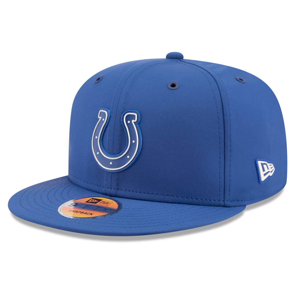 Indianapolis Colts NFL New Era Men's Royal 9Fifty 2026 Sideline Snapback