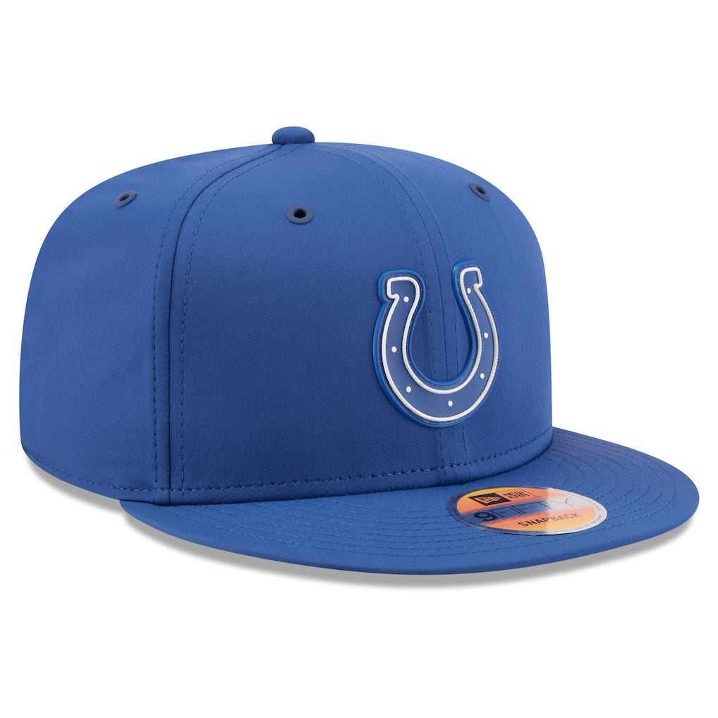 Indianapolis Colts NFL New Era Men's Royal 9Fifty 2026 Sideline Snapback