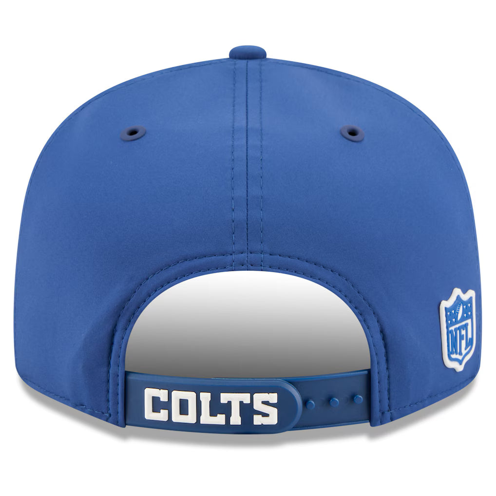 Indianapolis Colts NFL New Era Men's Royal 9Fifty 2026 Sideline Snapback