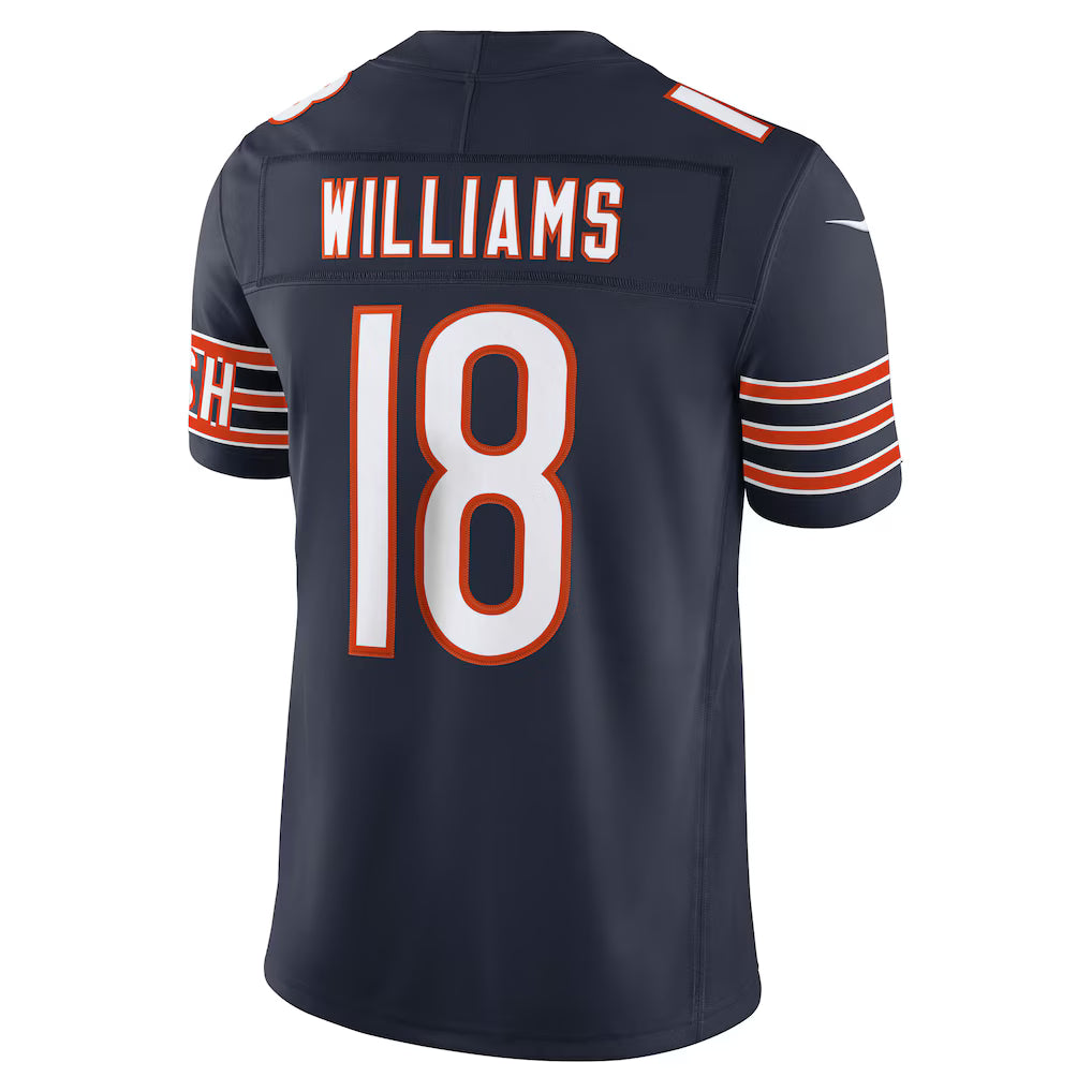 Caleb Williams Chicago Bears NFL Nike Men's Marine Vapor F.U.S.E. Limited Jersey