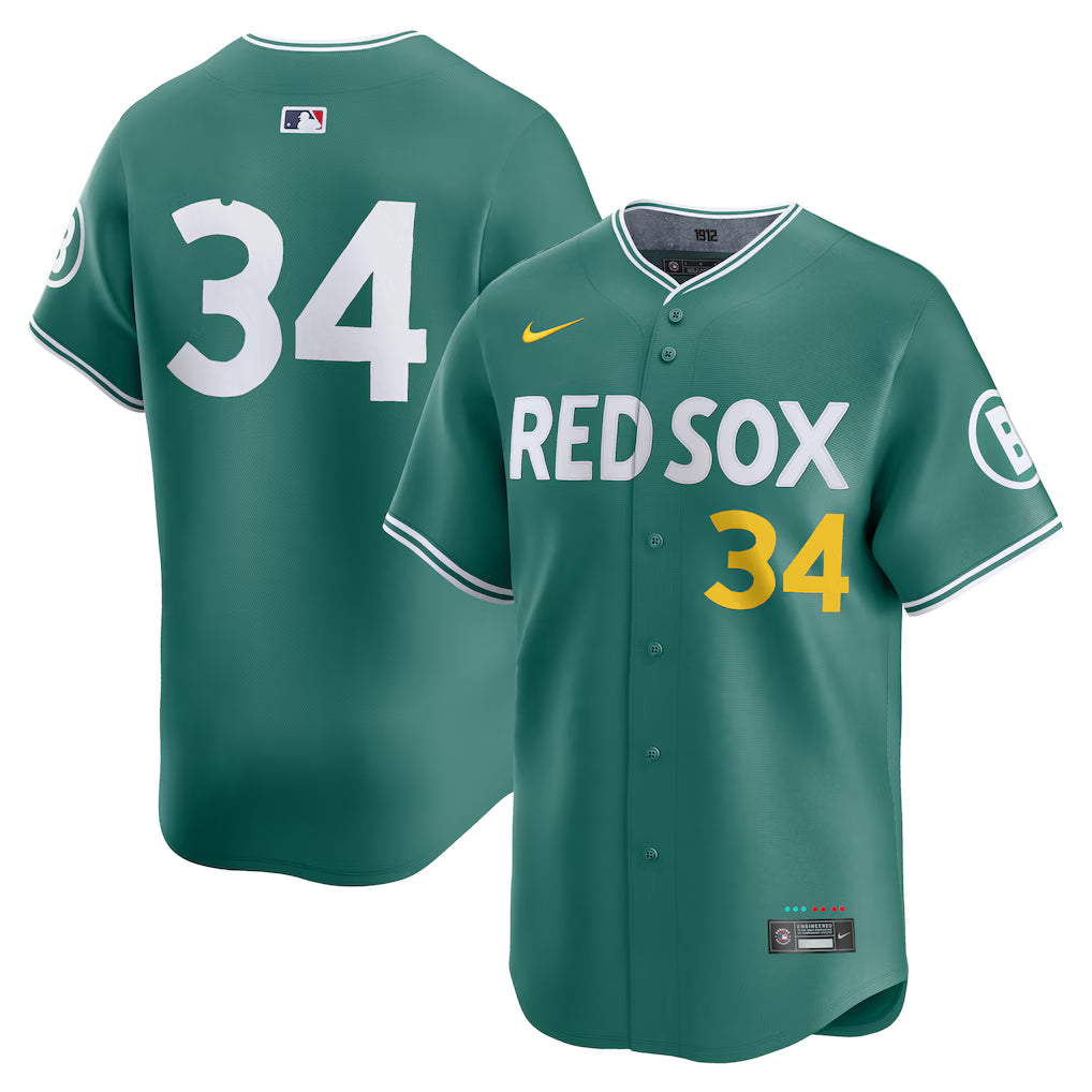 David Ortiz Boston Red Sox MLB Nike Men's Green 2025 City Connect Limited Retired Player Jersey