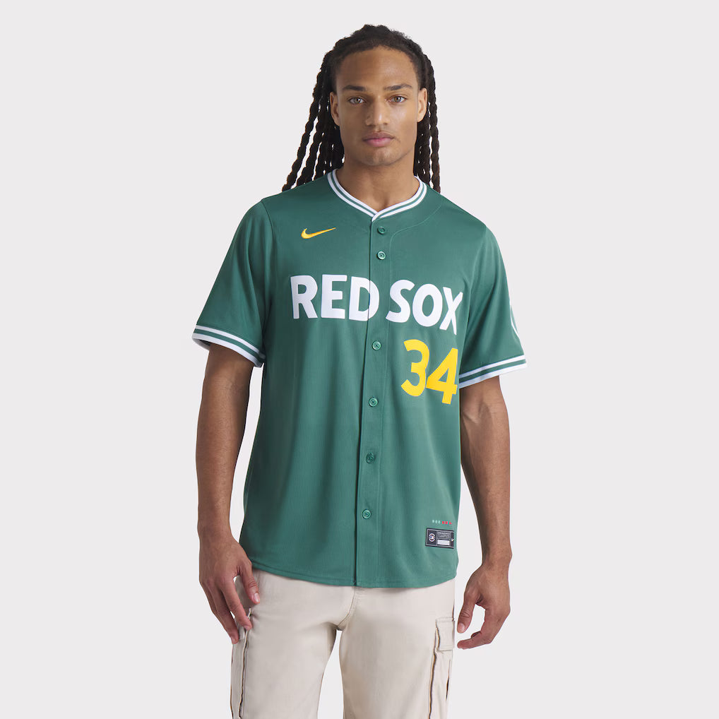 David Ortiz Boston Red Sox MLB Nike Men's Green 2025 City Connect Limited Retired Player Jersey
