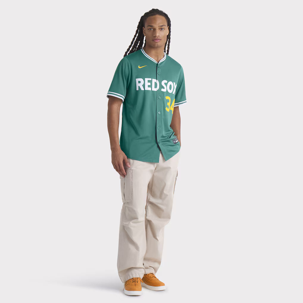 David Ortiz Boston Red Sox MLB Nike Men's Green 2025 City Connect Limited Retired Player Jersey