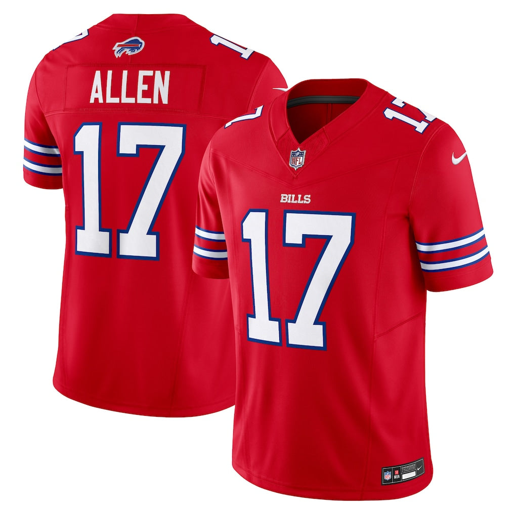 Josh Allen Buffalo Bills NFL Nike Men's University Red Vapor F.U.S.E. Limited Jersey