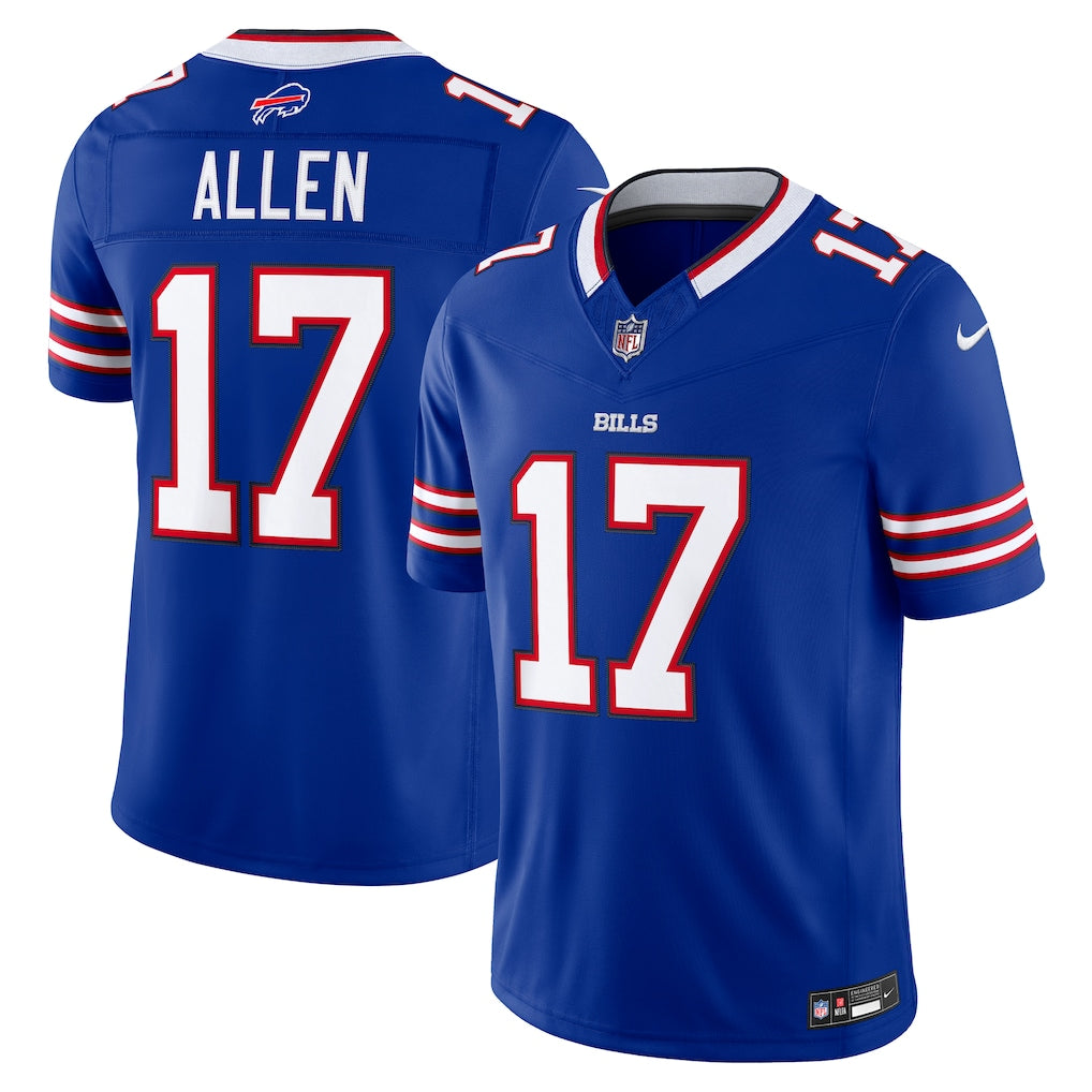 Josh Allen Buffalo Bills NFL Nike Men's Old Royal Vapor F.U.S.E. Player Sewn Limited Jersey