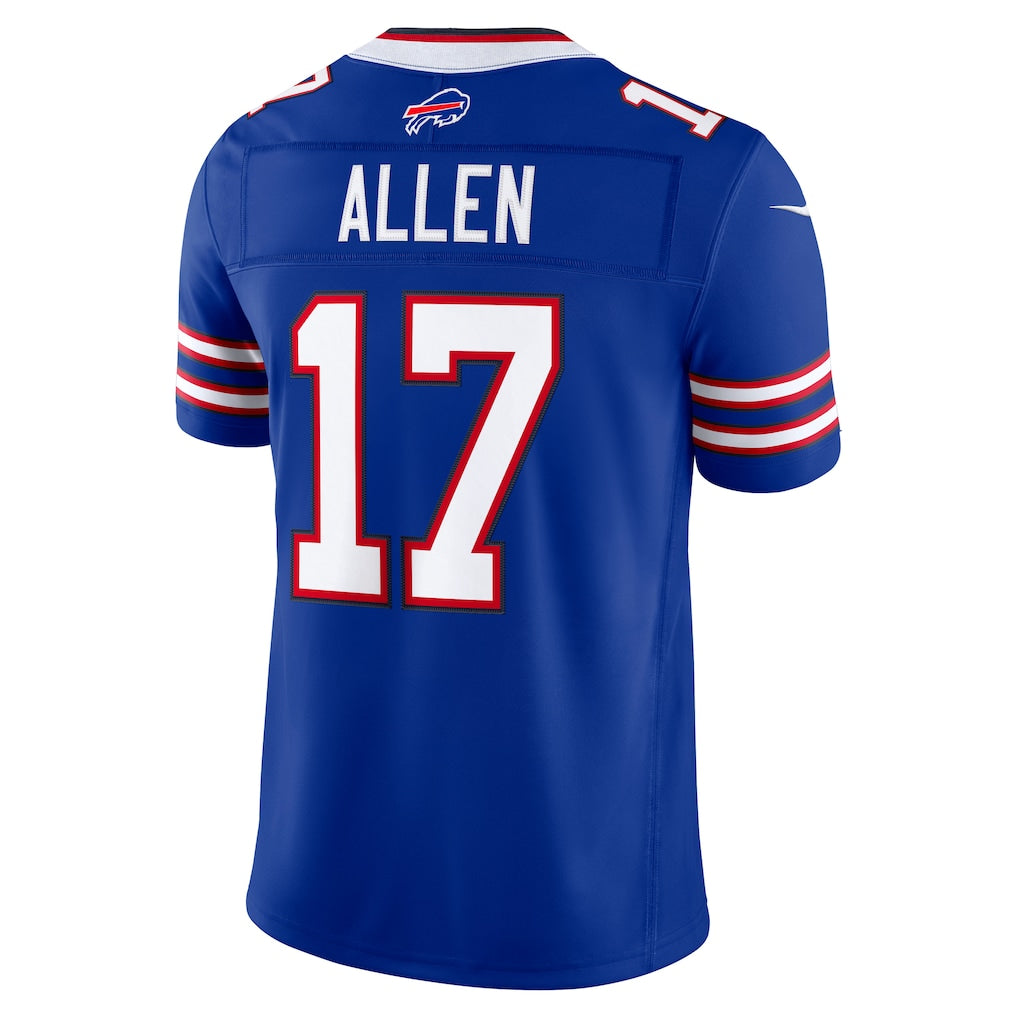 Josh Allen Buffalo Bills NFL Nike Men's Old Royal Vapor F.U.S.E. Player Sewn Limited Jersey