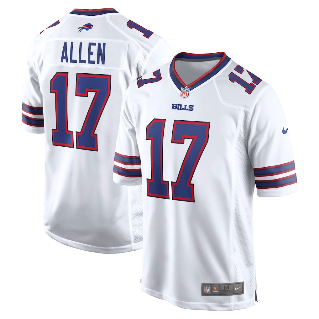 Josh Allen Buffalo Bills NFL Nike Men's White Road Game Jersey