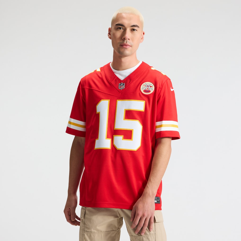 Patrick Mahomes Kansas City NFL Nike Men's Red Vapor F.U.S.E. Limited Player Sewn Jersey