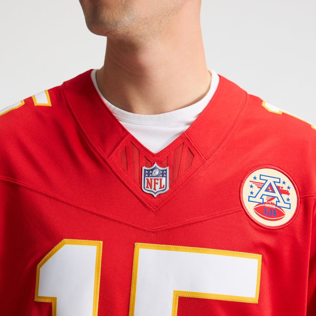 Patrick Mahomes Kansas City NFL Nike Men's Red Vapor F.U.S.E. Limited Player Sewn Jersey