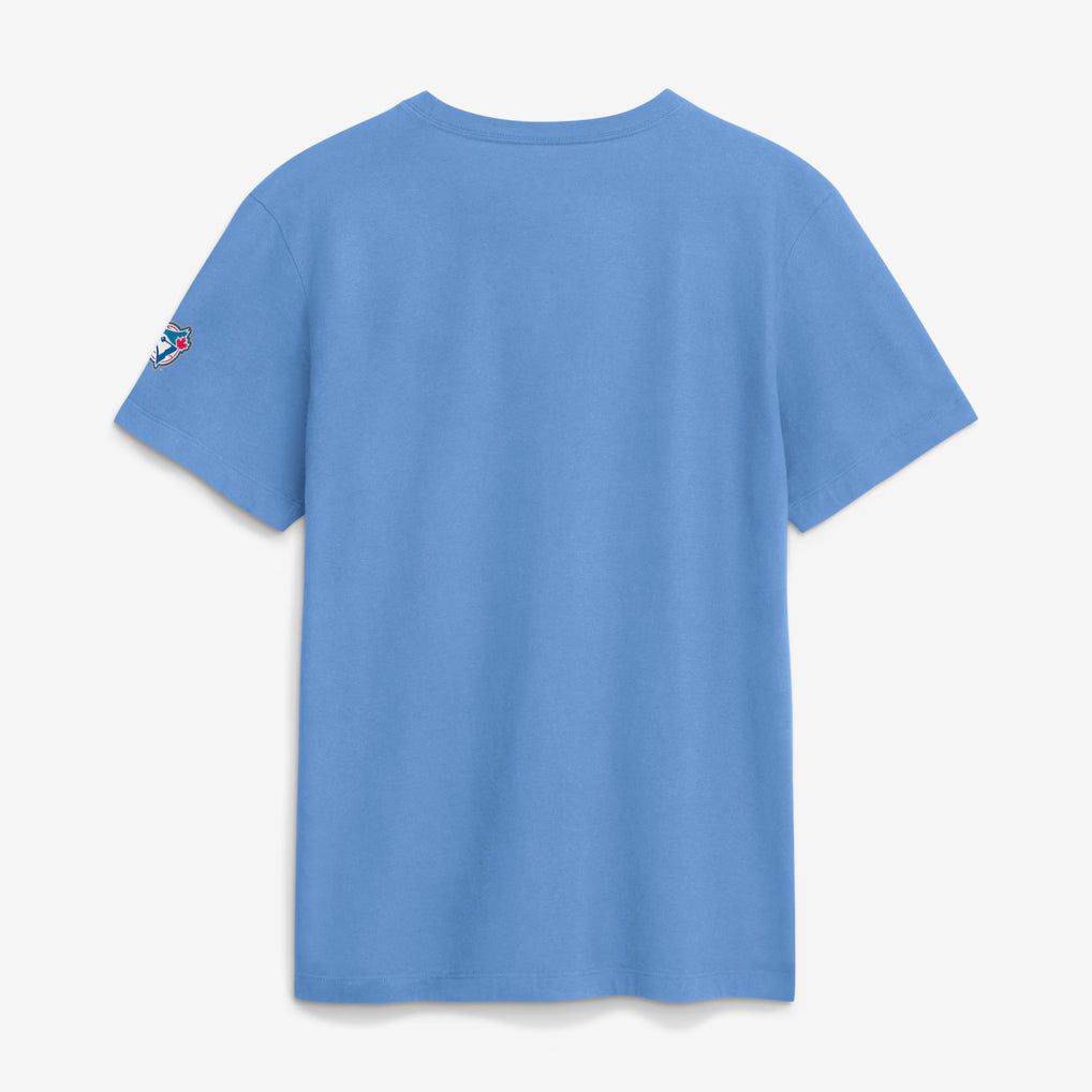Toronto Blue Jays MLB Nike Men's Light Blue 50th Anniversary Club T-Shirt