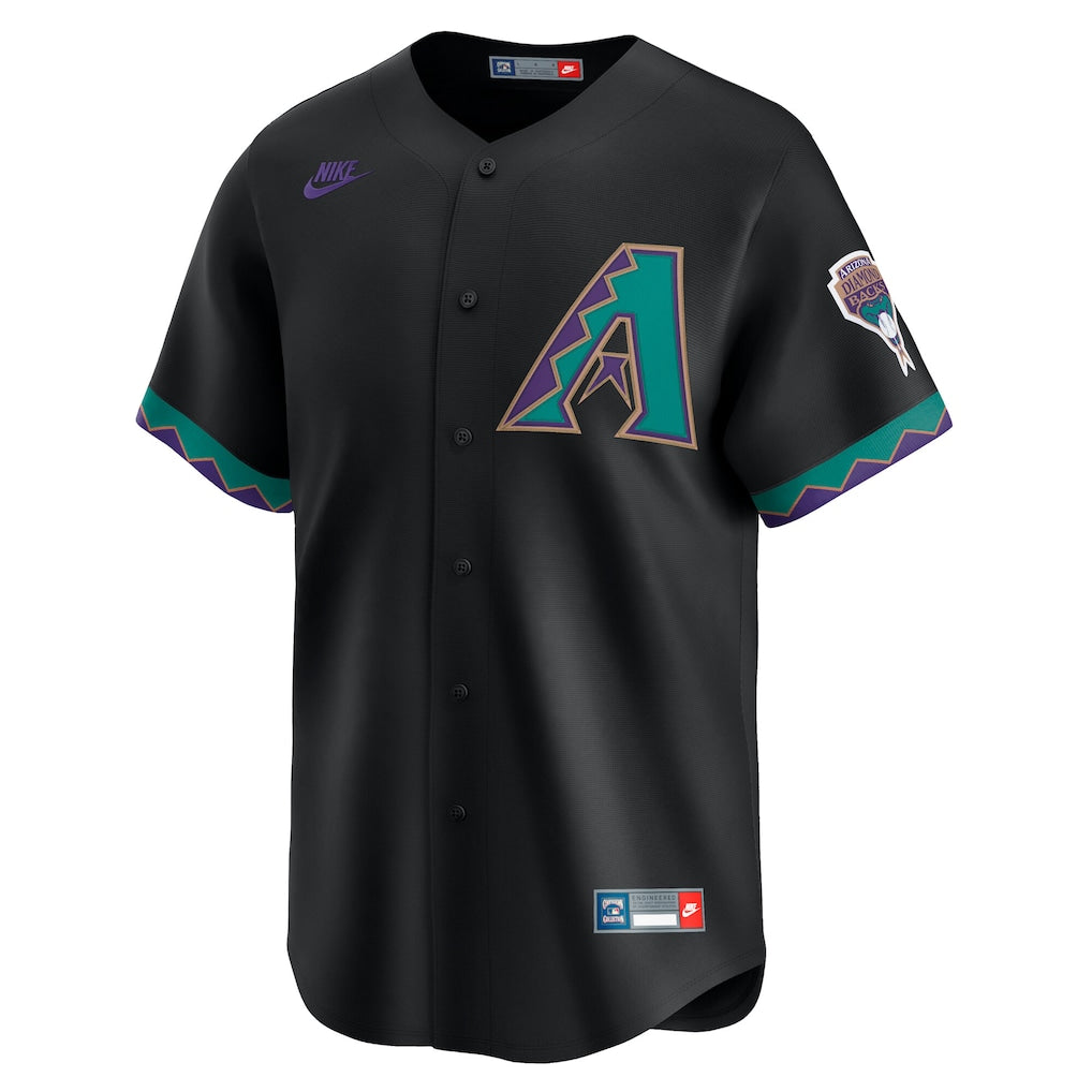 Randy Johnson Arizona Diamondbacks MLB Nike Men's Black Cooperstown Limited Player Jersey