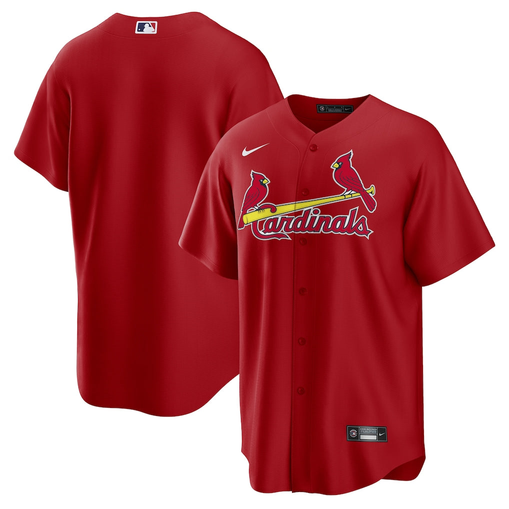 St. Louis Cardinals MLB Nike Men's Scarlet Red Alternate Replica Jersey
