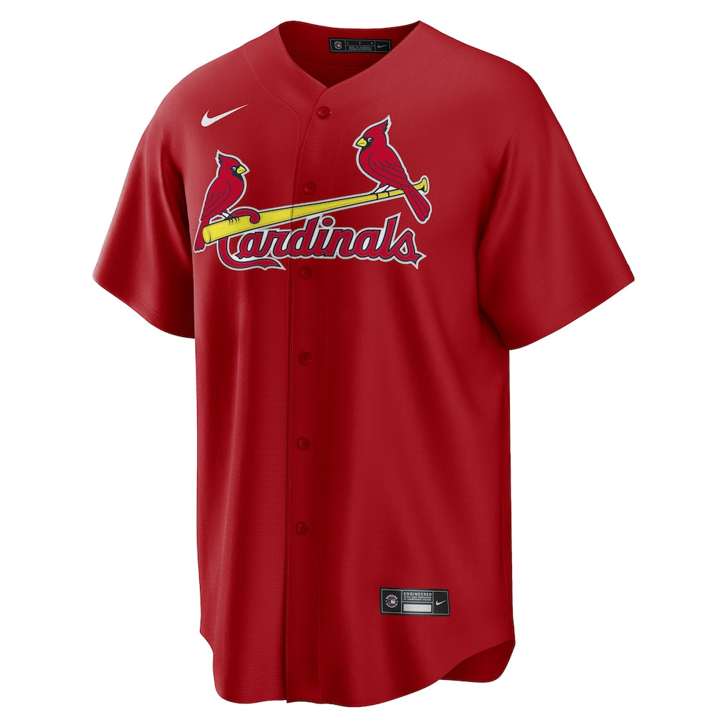 St. Louis Cardinals MLB Nike Men's Scarlet Red Alternate Replica Jersey