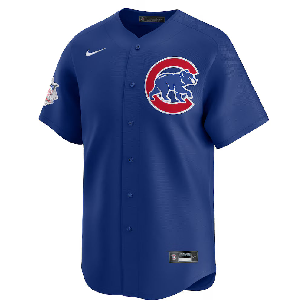 Chicago Cubs MLB Nike Men's Rush Blue Alternate Limited Jersey