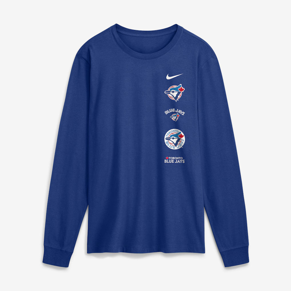 Toronto Blue Jays MLB Nike Men's Royal Blue 50th Anniversary Club Long Sleeve T-shirt