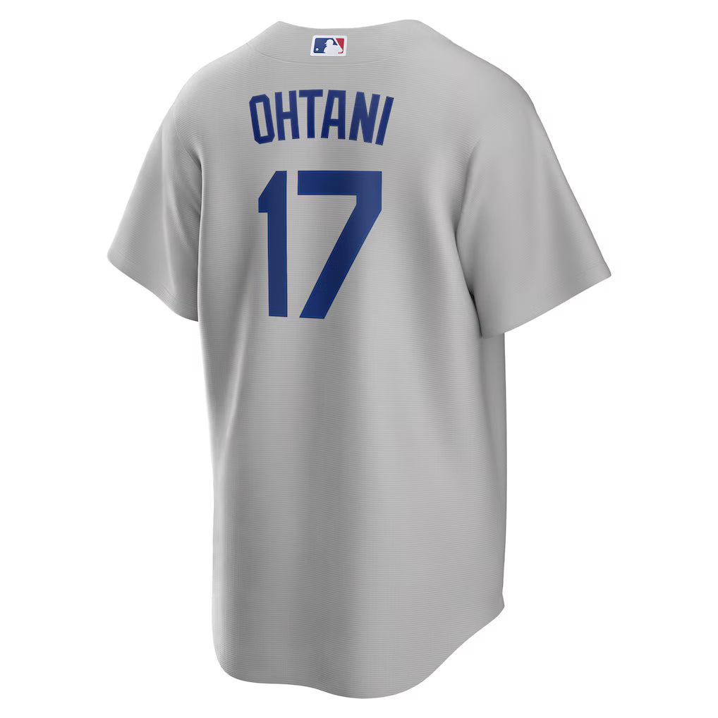 Shohei Ohtani Los Angeles Dodgers MLB Nike Men's Cloud Grey Road Replica Jersey