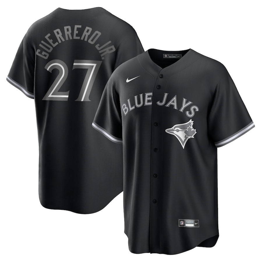 Vladimir Guerrero Jr. Toronto Blue Jays MLB Nike Men's Black Replica Jersey