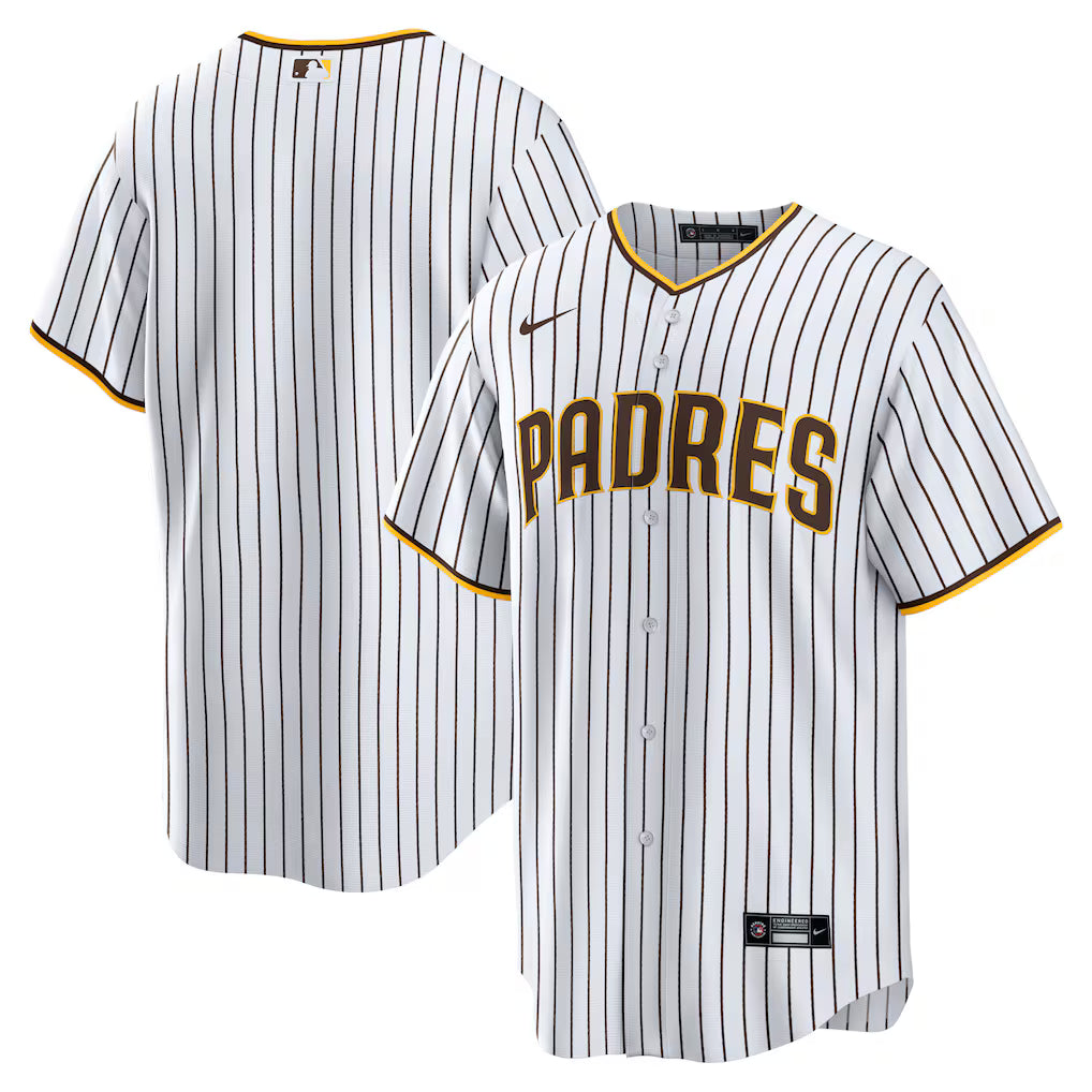 San Diego Padres MLB Nike Men's White Home Replica Jersey